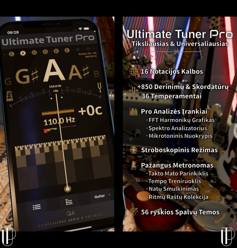 Ultimate Tuner Pro Studijos Vizualizacija Fonas