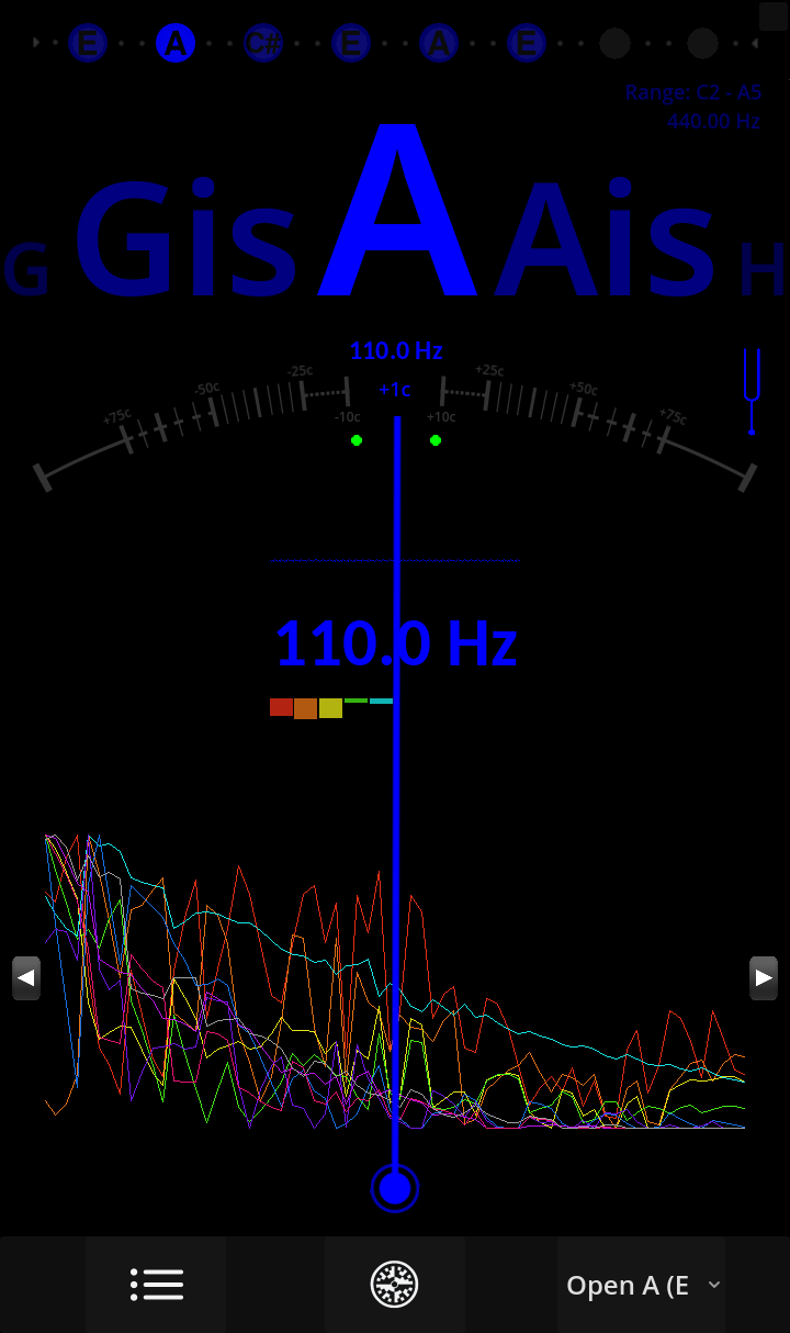 Ultimate Tuner Pro - German Notation