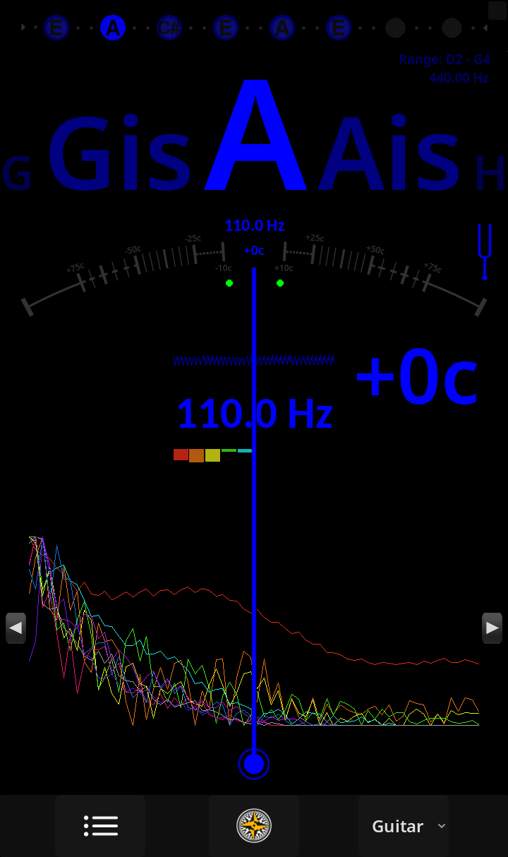 Ultimate Tuner Pro - German Notation