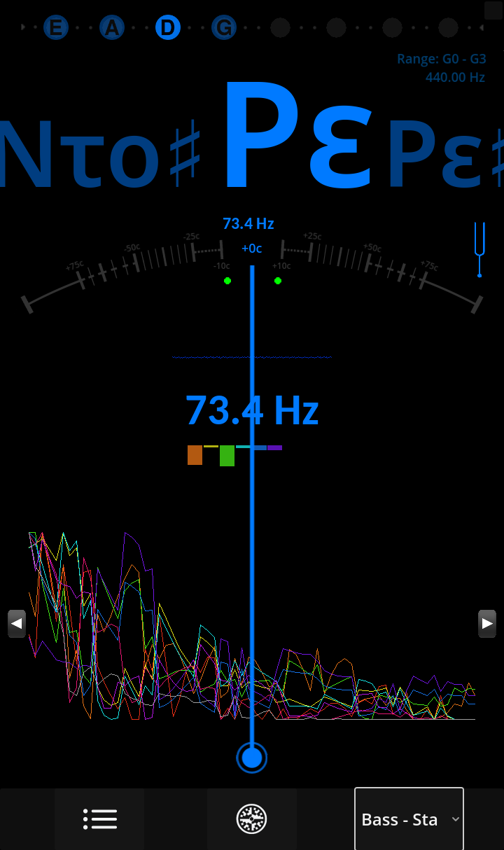 Ultimate Tuner Pro - Greek Notation
