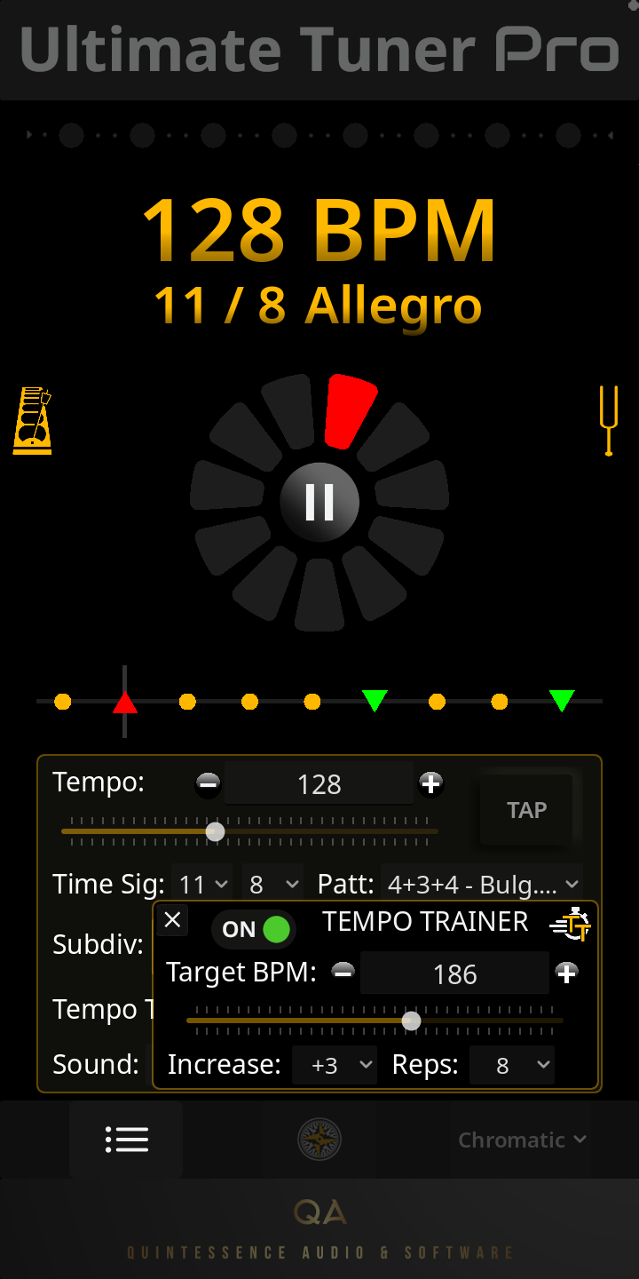Ultimate Tuner Pro - Tempo Trainer
