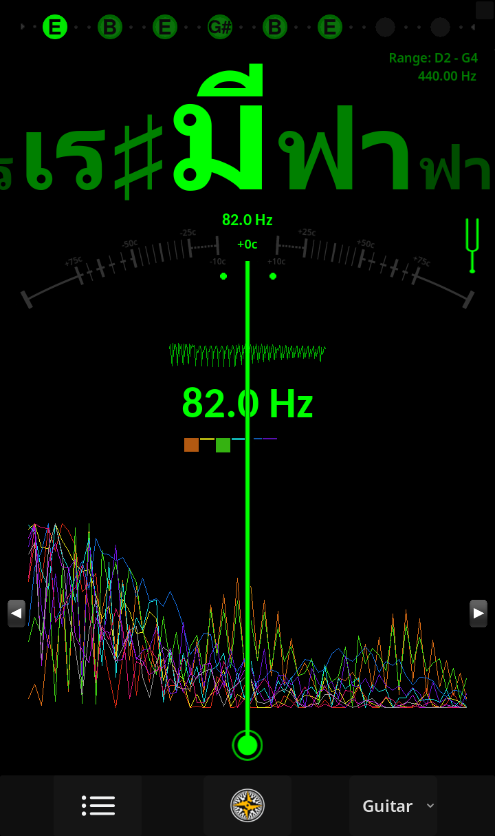 Ultimate Tuner Pro - Thai Notation